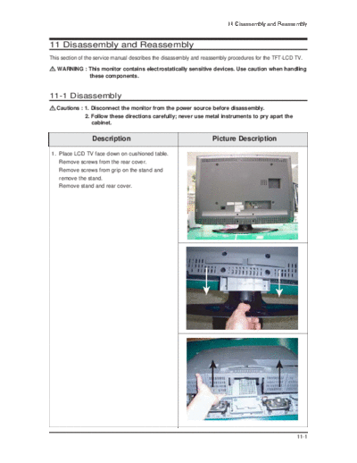 Samsung Samsung LN-S3292D LN-S4092D LN-S4692D Disassembly & Reassembly [SM]  Samsung Monitor Samsung_LN-S3292D_LN-S4092D_LN-S4692D_Disassembly & Reassembly_[SM].pdf