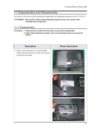 Samsung Samsung LNT3242H LNT4042H LNT4642H Disassembly & Reassembly [SM]  Samsung Monitor Samsung_LNT3242H_LNT4042H_LNT4642H_Disassembly & Reassembly_[SM].pdf