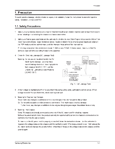 Samsung Samsung PS42C430 Precaution [SM]  Samsung Monitor Samsung_PS42C430_Precaution_[SM].pdf