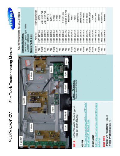 Samsung Samsung PN43D450A2DXZA fast track guide [SM]  Samsung Monitor Samsung_PN43D450A2DXZA_fast_track_guide_[SM].pdf