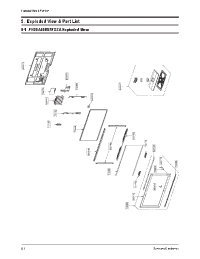 Samsung Samsung PN50A550 PN58A550 ExplodedView PartsList [SM]  Samsung Monitor Samsung_PN50A550_PN58A550_ExplodedView_PartsList_[SM].pdf