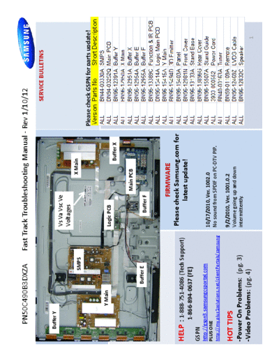 Samsung Samsung PN50C490B3DXZA fast track guide [SM]  Samsung Monitor Samsung_PN50C490B3DXZA_fast_track_guide_[SM].pdf