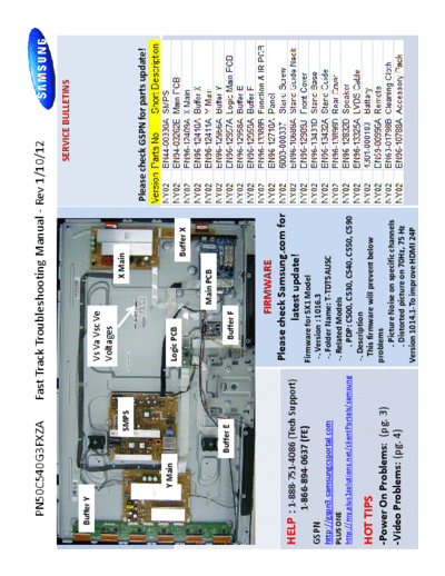 Samsung Samsung PN50C540G3FXZA fast track guide [SM]  Samsung Monitor Samsung_PN50C540G3FXZA_fast_track_guide_[SM].pdf