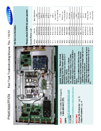 Samsung Samsung PN50C6500TFXZA fast track guide [SM]  Samsung Monitor Samsung_PN50C6500TFXZA_fast_track_guide_[SM].pdf