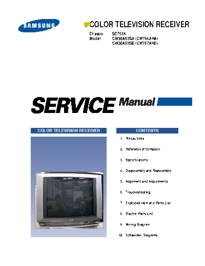 Samsung cw-30a90sd 197  Samsung TV cw-30a90sd_197.pdf