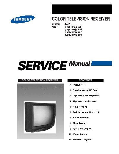 Samsung cx6844w3x chassis s51a 983  Samsung TV cx6844w3x_chassis_s51a_983.pdf