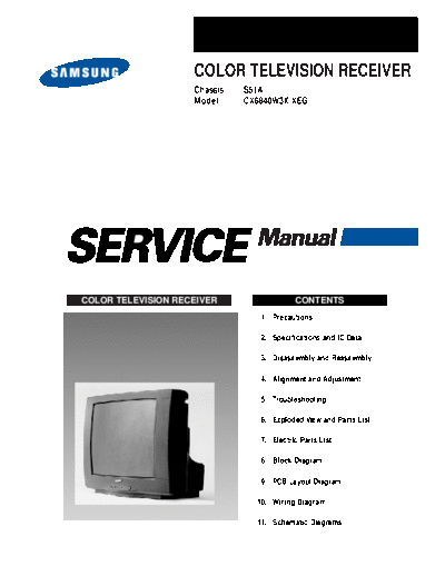 Samsung cx6840w chassis s51a  Samsung TV cx6840w_chassis_s51a.pdf