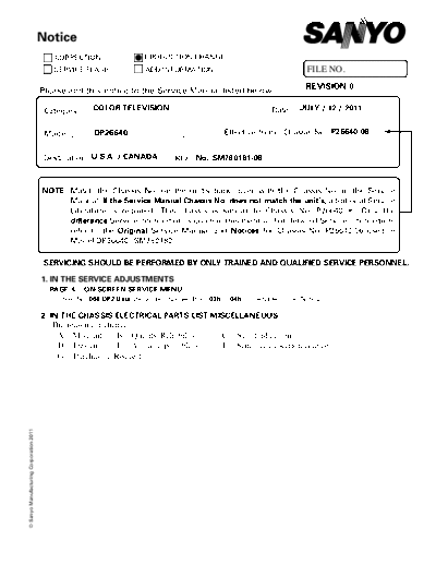 Sanyo Sanyo DP26640 P26640-08 N8MR [SM]  Sanyo Monitor Sanyo_DP26640_P26640-08_N8MR_[SM].pdf