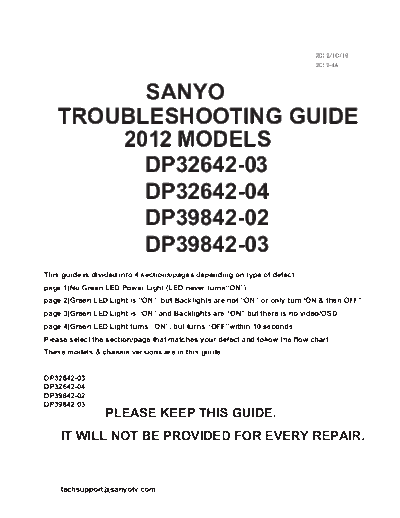 Sanyo Sanyo DP32642 P32642-04 Z6TJ [SM]  Sanyo Monitor Sanyo_DP32642_P32642-04_Z6TJ_[SM].pdf
