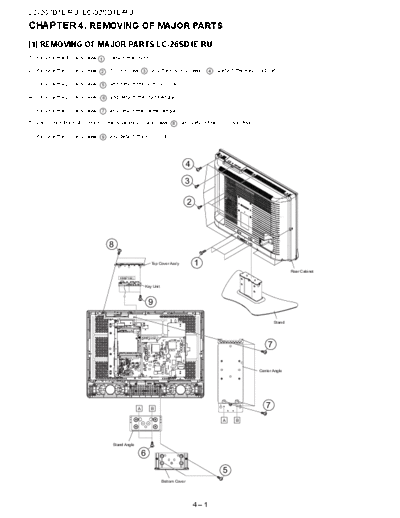 Sharp Sharp_LC-32SD1E_LC-26SD1E_Major_Parts_Disassembly_[SM]  Sharp Monitor Sharp_LC-32SD1E_LC-26SD1E_Major_Parts_Disassembly_[SM].pdf