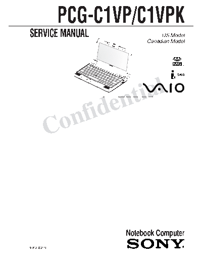 Sony pcg-c1vp c1vpk  Sony Notebook pcg-c1vp c1vpk.pdf