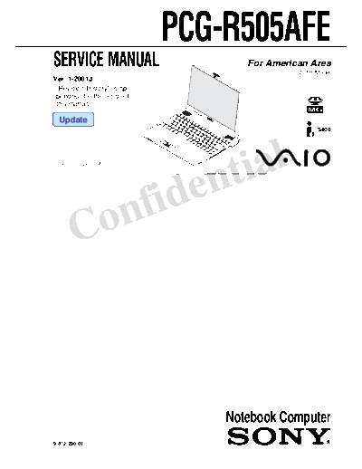 Sony pcg-r505afe  Sony Notebook pcg-r505afe.pdf