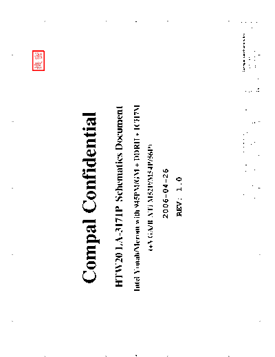 TOSHIBA Toshiba Satellite A110 Compal LA-3171P Laptop Schematics  TOSHIBA Laptop Toshiba_Satellite_A110_Compal_LA-3171P_Laptop_Schematics.pdf