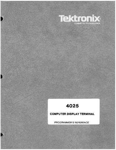 Tektronix 061-1551-00 4025 Pgmg Jan78  Tektronix 402x 061-1551-00_4025_Pgmg_Jan78.pdf