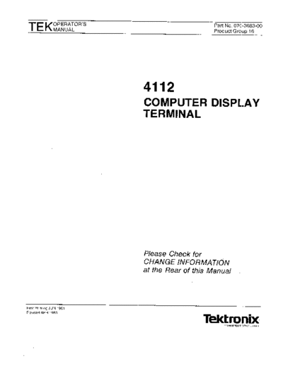 Tektronix 070-3683-00 4112 Oper Apr83  Tektronix 411x 070-3683-00_4112_Oper_Apr83.pdf