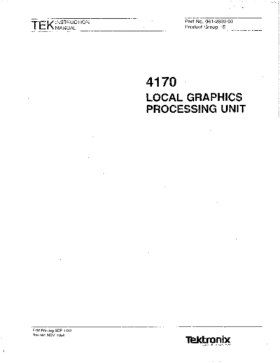 Tektronix 061-2880-00 4170 Local Graphics Processing Unit Instruction Manual Nov1984  Tektronix 4170 061-2880-00_4170_Local_Graphics_Processing_Unit_Instruction_Manual_Nov1984.pdf