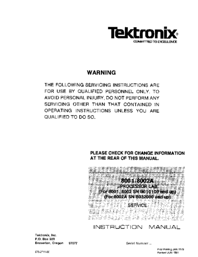 Tektronix 070-2711-00 8002 svc Jun81  Tektronix 800x 070-2711-00_8002_svc_Jun81.pdf