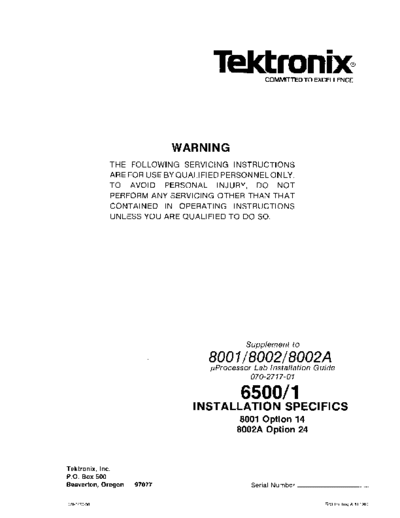 Tektronix 070-3475-00 8002A 6500ins  Tektronix 800x 070-3475-00_8002A_6500ins.pdf