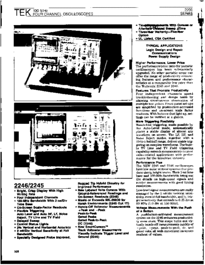 Tektronix TEK2246  Tektronix 2246 TEK2246.pdf