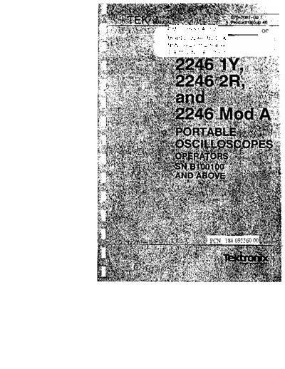 Tektronix Tek2246ModA-op  Tektronix 2246 Tek2246ModA-op.pdf