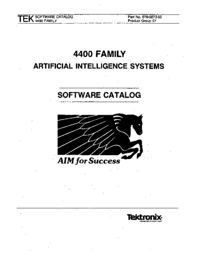 Tektronix 070-5873-00 4400 Family Software Catalog Aug85  Tektronix 44xx 070-5873-00_4400_Family_Software_Catalog_Aug85.pdf