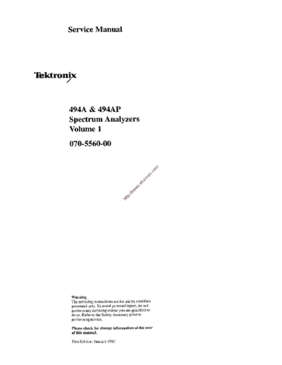 Tektronix tek-494a-1  Tektronix 494ap tek-494a-1.pdf