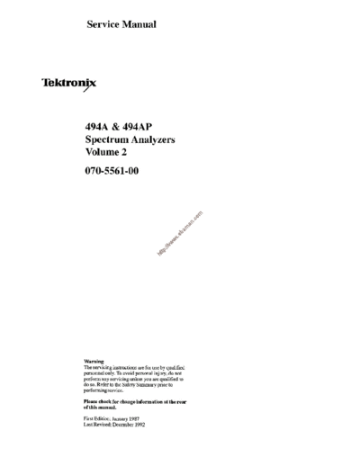 Tektronix tek-494a-21  Tektronix 494ap tek-494a-21.pdf