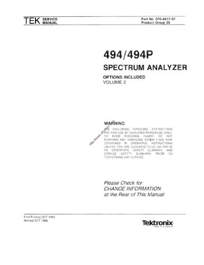 Tektronix tek-494p-2  Tektronix 494ap tek-494p-2.pdf
