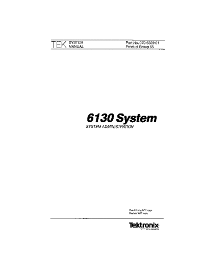 Tektronix 070-5329-01 6130admin apr86  Tektronix 6130 070-5329-01_6130admin_apr86.pdf