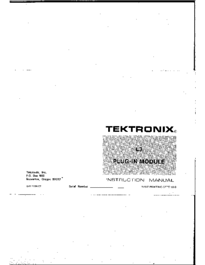 Tektronix L3 In  Tektronix 7L5 L3_In.pdf
