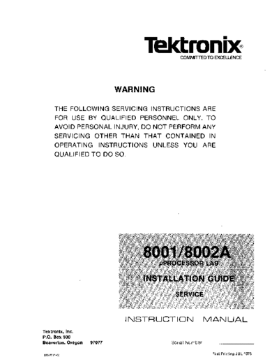 Tektronix 070-2717-00 8001 8002A inst  Tektronix 800x 070-2717-00_8001_8002A_inst.pdf