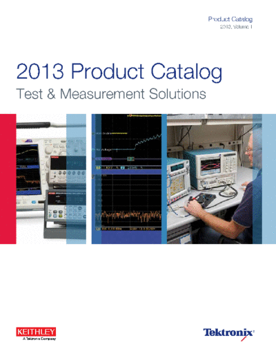 Tektronix tektronix-test-2013  Tektronix Catalog tektronix-test-2013.pdf