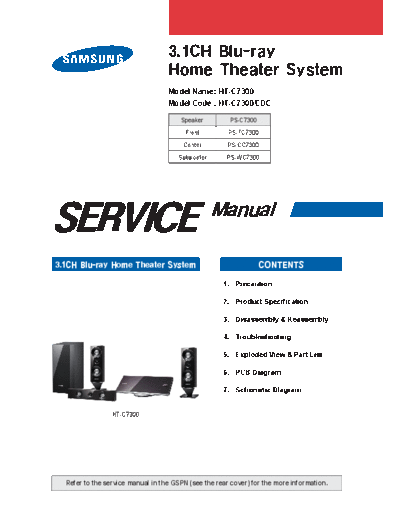 Samsung HTC7300EDC ET-SB-EX-SI 1341573712  Samsung Audio HT-C7300 HTC7300EDC_ET-SB-EX-SI_1341573712.pdf