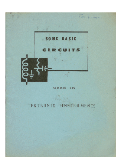 Tektronix Basic Circuits  Tektronix publikacje Basic_Circuits.pdf