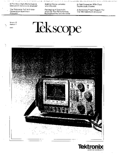 Tektronix TEKscope V12 1 (old)  Tektronix publikacje TEKscope_V12_1_(old).pdf