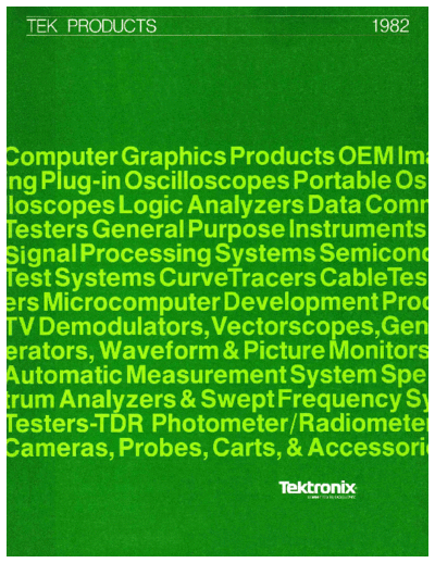 Tektronix Tektronix1982  Tektronix publikacje Tektronix1982.pdf