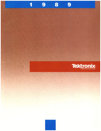 Tektronix 1989  Tektronix publikacje Tektronix1989.pdf