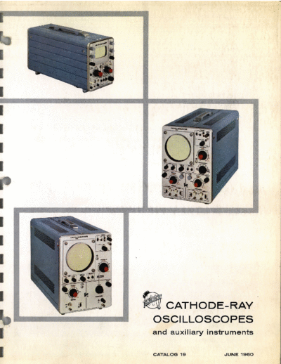 Tektronix Tektronix Catalog 1960-06 #19  Tektronix publikacje Tektronix_Catalog_1960-06_#19.pdf