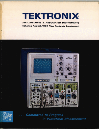 Tektronix New Products 1969-08  Tektronix publikacje Tektronix_New_Products_1969-08.pdf