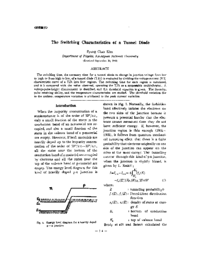 Tektronix The Switching Characteristics of a Tunnel Diode  Tektronix publikacje The Switching Characteristics of a Tunnel Diode.pdf