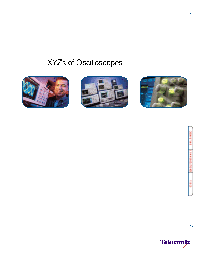 Tektronix XYZs Of Oscilloscopes  Tektronix publikacje XYZs_Of_Oscilloscopes.pdf