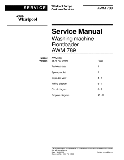 WHIRLPOOL whirlpool awm789-600  WHIRLPOOL AWM789-600 whirlpool_awm789-600.pdf