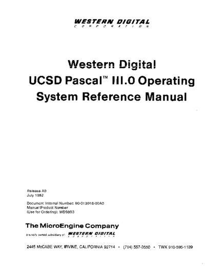 Western Digital WD9693 PasIII OSref Jul82  Western Digital WD90_Pascal_Microengine WD9693_PasIII_OSref_Jul82.pdf