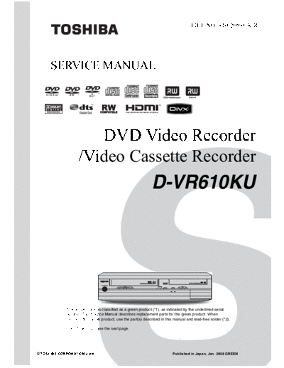 TOSHIBA d vr610ku 463  TOSHIBA DVD D-VR610KU d_vr610ku_463.pdf