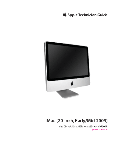 apple imac 20 early mid 09  apple Imac imac_20_early_mid_09.pdf