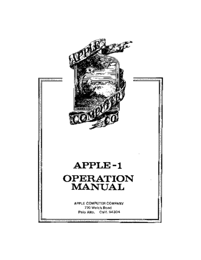 apple AppleI Manual  apple apple_I AppleI_Manual.pdf
