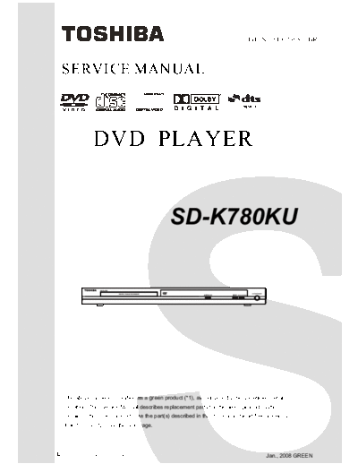 TOSHIBA sd k780ku 189  TOSHIBA DVD SD-K780KU sd_k780ku_189.pdf