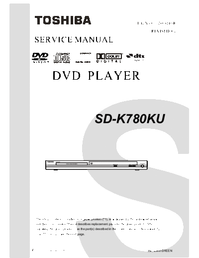 TOSHIBA sd k780ku rev1 585  TOSHIBA DVD SD-K780KU sd_k780ku_rev1_585.pdf
