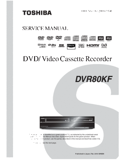 TOSHIBA hfe   d-vr80kf service en  TOSHIBA DVD-Video D-VR80 hfe_toshiba_d-vr80kf_service_en.pdf