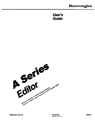 burroughs 1169976 aSeries Editor  burroughs A-Series 1169976_aSeries_Editor.pdf